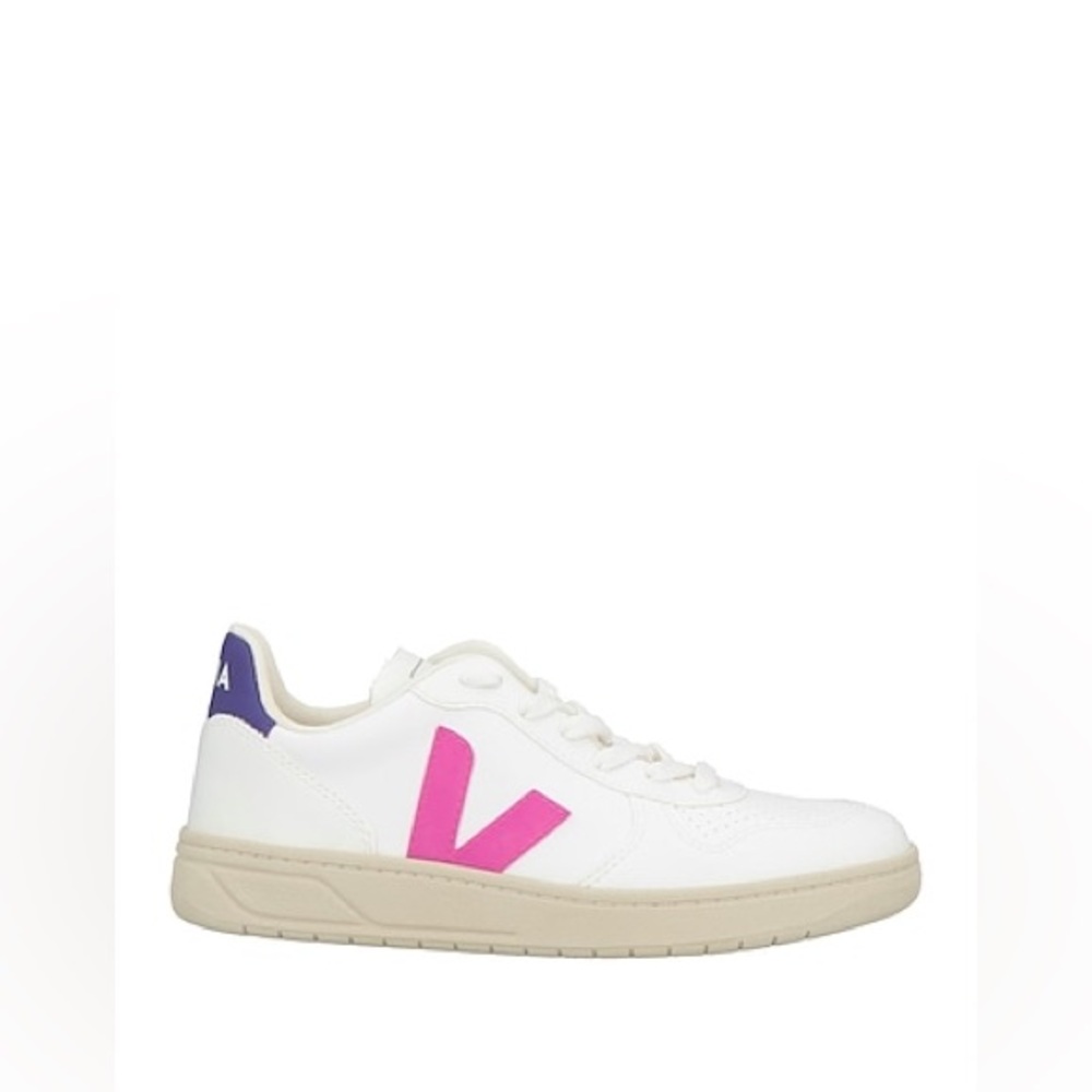 Veja V-10 Sneaker in White & Ultraviolet &
Purple SIZE 8, EUR 39 - Picture 4 of 7